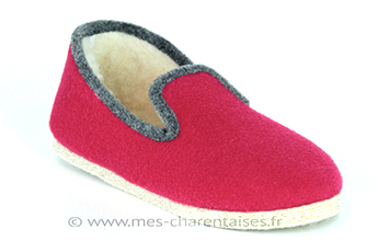 Charentaises rose foncé